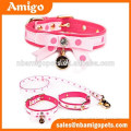 China pet supplier Amigo pet hunting products bow tie faux leather nylon dog collar,nylon dog leash, dog leash collar